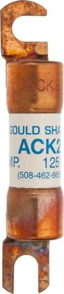 Ferraz Shawmut - 2 Amp Time Delay Round Forklift & Truck Fuse - 125VAC, 125VDC, 3.07" Long x 0.5" Wide, Bussman ACK2, Ferraz Shawmut ACK2 - A1 Tooling