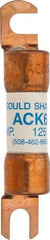 Ferraz Shawmut - 6 Amp Time Delay Round Forklift & Truck Fuse - 125VAC, 125VDC, 3.07" Long x 0.5" Wide, Bussman ACK6, Ferraz Shawmut ACK6 - A1 Tooling