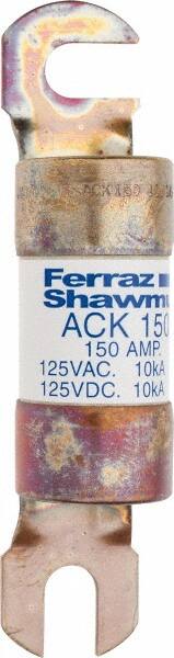 Ferraz Shawmut - 150 Amp Time Delay Round Forklift & Truck Fuse - 125VAC, 125VDC, 4.72" Long x 1" Wide, Bussman ACK150, Ferraz Shawmut ACK150 - A1 Tooling