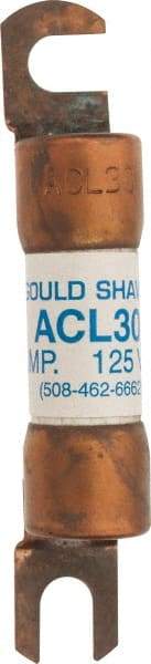 Ferraz Shawmut - 30 Amp General Purpose Round Forklift & Truck Fuse - 125VAC, 125VDC, 3.07" Long x 0.5" Wide, Bussman ACL30, Ferraz Shawmut ACL30 - A1 Tooling