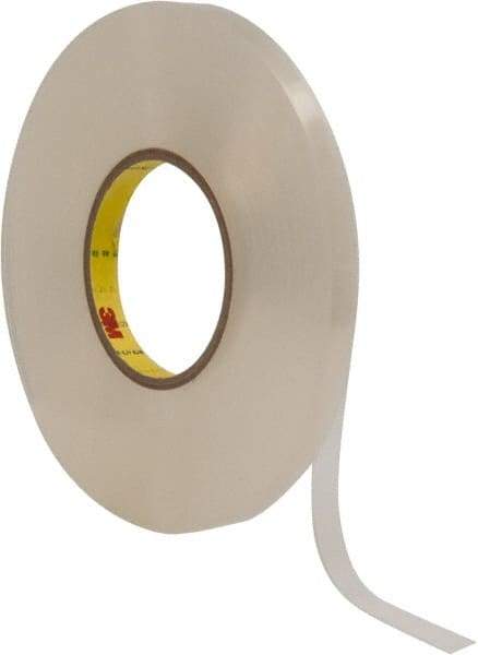 3M - 1/2" x 27 Yd Acrylic Adhesive Double Sided Tape - 1/32" Thick, Clear, Acrylic Foam Liner, Continuous Roll, Series 4658F - A1 Tooling