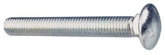 Value Collection - 1/4-20 UNC 1" Length Under Head, Standard Square Neck, Carriage Bolt - Grade 2 Steel, Zinc-Plated Finish - A1 Tooling