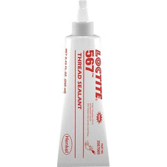 Loctite - 250 mL Tube Off White Pipe Sealant - Instant Adhesive, 400°F Max Working Temp, For Stainless Steel & Aluminum Housings - A1 Tooling