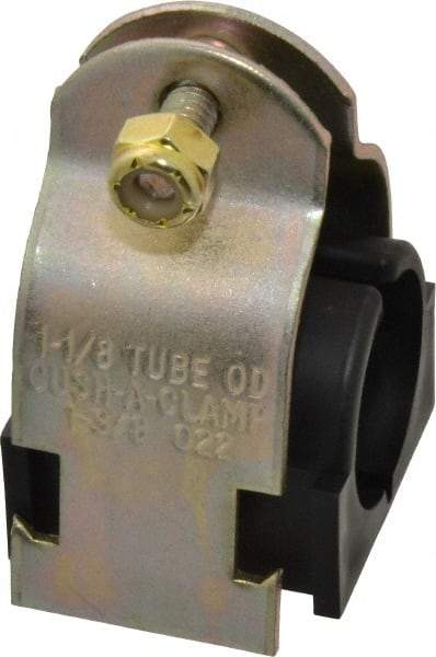 ZSI - 1-1/8" Pipe, Tube Clamp with Cushion - Dichromate - A1 Tooling