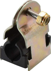 ZSI - 3/8" Pipe," Pipe Clamp with Cushion - Dichromate - A1 Tooling