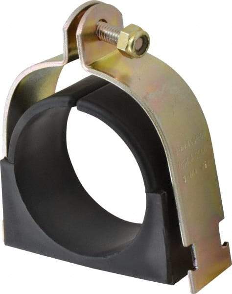 ZSI - 2-1/2" Pipe," Pipe Clamp with Cushion - Dichromate - A1 Tooling