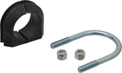 ZSI - 1-1/2" Pipe, Steel U Bolt Clamp with Cushion - Electro Galvanized, 3/4" Panel Thickness - A1 Tooling