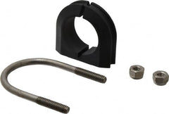 ZSI - 1" Pipe, Grade 316 Stainless Steel U Bolt Clamp with Cushion - 1/2" Panel Thickness - A1 Tooling