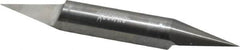 Accupro - 1/2 Inch Diameter, 4 Inch Overall Length, 5/8 Inch Split Length, Solid Carbide, Conical Point Split End Carbide Blank - Single End, 30° Point - A1 Tooling