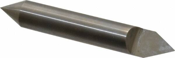 Accupro - 3/8 Inch Diameter, 2-1/2 Inch Overall Length, 1/2 Inch Split Length, Solid Carbide, Conical Point Split End Carbide Blank - Single End, 60° Point - A1 Tooling