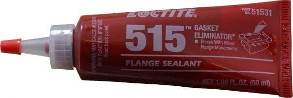 Loctite - 50 mL Tube Purple Polyurethane Joint Sealant - -65 to 300°F Operating Temp, 1 to 12 hr Full Cure Time, Series 515 - A1 Tooling