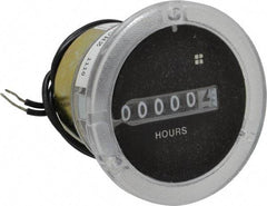 Trumeter - 6 Digit Wheel Display Hour Meter - No Reset - A1 Tooling