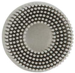 3M - 2" 120 Grit Ceramic Tapered Disc Brush - Fine Grade, Type R Quick Change Connector, 5/8" Trim Length - A1 Tooling