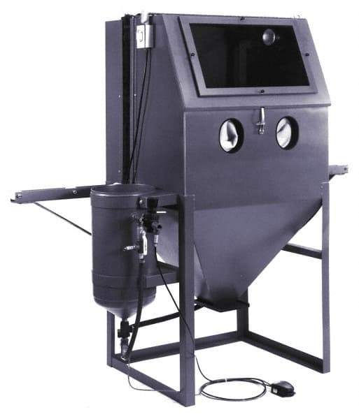 Econoline - 84" Wide x 76" High x 32" Deep Sandblasting Cabinet - Working Dimensions 36" Wide x 36" High x 30" Deep - A1 Tooling