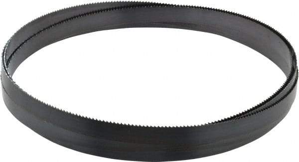 Starrett - 8/S TPI, 14' 8" Long x 3/4" Wide x 0.032" Thick, Welded Band Saw Blade - Carbon Steel, Toothed Edge, Raker Tooth Set, Flexible Back, Contour Cutting - A1 Tooling