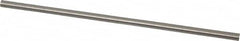 Interstate - M2 High Speed Steel Round Tool Bit Blank - 1/4" Wide x 1/4" High x 8" OAL, Ground - Exact Industrial Supply