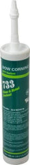 Dow Corning - 10.1 oz Cartridge Silver RTV Silicone Joint Sealant - -70 to 350°F Operating Temp, 15 min Tack Free Dry Time, 24 hr Full Cure Time, Series 733 - A1 Tooling