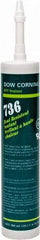 Dow Corning - 10.1 oz Cartridge Red RTV Silicone Joint Sealant - -85 to 500°F Operating Temp, 17 min Tack Free Dry Time, 24 hr Full Cure Time, Series 736 - A1 Tooling