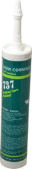 Dow Corning - 10.1 oz Cartridge White RTV Silicone Joint Sealant - -85 to 350°F Operating Temp, 14 min Tack Free Dry Time, 24 hr Full Cure Time, Series 737 - A1 Tooling