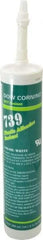 Dow Corning - 10.1 oz Cartridge White RTV Silicone Joint Sealant - -49 to 392°F Operating Temp, 75 min Tack Free Dry Time, 24 to 72 hr Full Cure Time, Series 739 - A1 Tooling