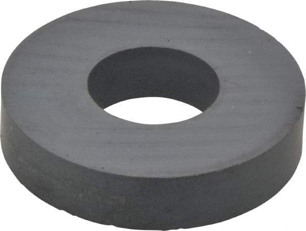 Mag-Mate - 1.203" ID x 2.8" OD Ceramic Ring Magnet - 0.59" Thick, 350°F Max Operating Temp - A1 Tooling