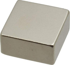 Eclipse - 43.9 Lb Max Holding Capacity Neodymium Rare Earth Block Magnet - 1" Long x 1" Wide x 1/2" High, 248°F Max Operating Temp - A1 Tooling