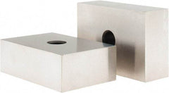 Value Collection - 0.0001 Squareness Per Inch, Hardened Steel, 1-2-3 Block with 1 Hole Setup Block - 0.0001 to 0.0007 Inch Overall Tolerance, 3/8 - 16 Inch Tapped Hole Size, 56-60 HRC Hardness, Sold As Matched Pair - A1 Tooling