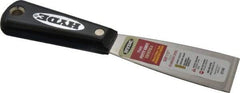 Hyde Tools - 1-1/2" Wide Stainless Steel Putty Knife - Stiff, Nylon Handle, 7-3/4" OAL - A1 Tooling