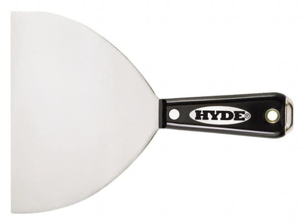 Hyde Tools - 4" Wide Stainless Steel Taping Knife - Flexible, Nylon Handle, 8-1/8" OAL - A1 Tooling