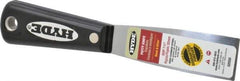 Hyde Tools - 1-1/4" Wide Steel Putty Knife - Stiff, Nylon Handle, 7-1/2" OAL - A1 Tooling