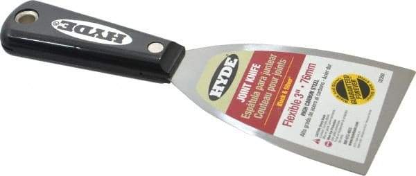 Hyde Tools - 3" Wide Steel Putty Knife - Flexible, Nylon Handle - A1 Tooling