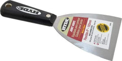 Hyde Tools - 4" Wide Carbon Steel Taping Knife - Flexible, Nylon Handle, 8" OAL - A1 Tooling