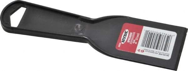 Hyde Tools - 2" Wide Plastic Putty Knife - Flexible, Polypropylene Handle, 7-1/4" OAL - A1 Tooling