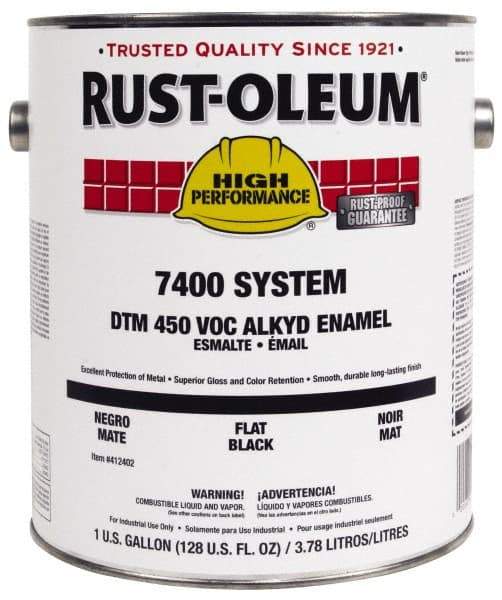 Rust-Oleum - 1 Gal Marlin Blue Gloss Finish Industrial Enamel Paint - Interior/Exterior, Direct to Metal, <450 gL VOC Compliance - A1 Tooling