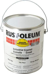 Rust-Oleum - 1 Gal Tile Red Gloss Finish Industrial Enamel Paint - Interior/Exterior, Direct to Metal, <450 gL VOC Compliance - A1 Tooling