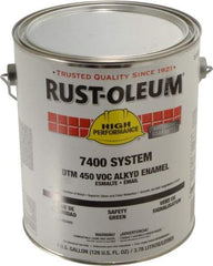 Rust-Oleum - 1 Gal Safety Green Gloss Finish Industrial Enamel Paint - Interior/Exterior, Direct to Metal, <450 gL VOC Compliance - A1 Tooling