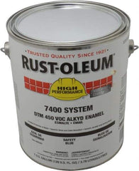 Rust-Oleum - 1 Gal Safety Blue Gloss Finish Industrial Enamel Paint - Interior/Exterior, Direct to Metal, <450 gL VOC Compliance - A1 Tooling