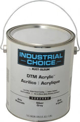 Rust-Oleum - 1 Gal Silver Gray Semi Gloss Finish Alkyd Enamel Paint - Interior/Exterior, Direct to Metal, <250 gL VOC Compliance - A1 Tooling