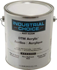 Rust-Oleum - 1 Gal Fire Hydrant Red Semi Gloss Finish Alkyd Enamel Paint - Interior/Exterior, Direct to Metal, <250 gL VOC Compliance - A1 Tooling