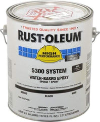 Rust-Oleum - 1 Gal High Gloss Black Water-Based Epoxy - 200 to 350 Sq Ft/Gal Coverage, <250 g/L VOC Content - A1 Tooling