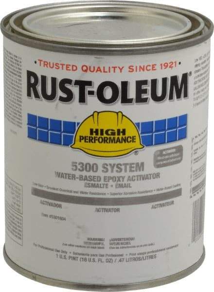 Rust-Oleum - 1 Pt Finish Coat Activator - 200 to 350 Sq Ft/Gal Coverage, <250 g/L VOC Content - A1 Tooling