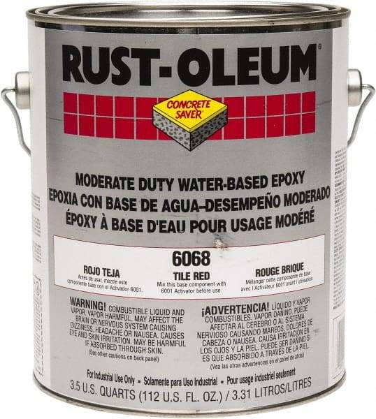 Rust-Oleum - 1 Gal High Gloss Tile Red Water-Based Epoxy - 200 to 350 Sq Ft/Gal Coverage, <250 g/L VOC Content - A1 Tooling