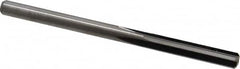 M.A. Ford - #9 Solid Carbide 4 Flute Chucking Reamer - Straight Flute, 0.19" Straight Shank, 1" Flute Length, 3" OAL - A1 Tooling