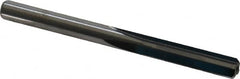 M.A. Ford - 1/4" Solid Carbide 4 Flute Chucking Reamer - Straight Flute, 0.244" Straight Shank, 1" Flute Length, 3" OAL - A1 Tooling