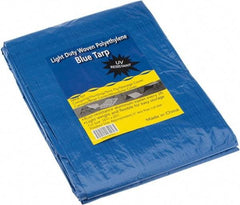 Value Collection - 20' Long x 16' Wide Polyethylene Tarp & Dust Cover - Blue - A1 Tooling