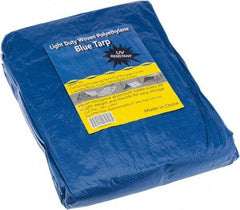 Value Collection - 24' Long x 18' Wide Polyethylene Tarp & Dust Cover - Blue - A1 Tooling