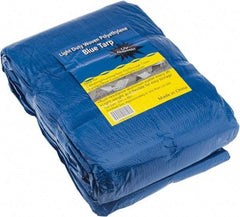 Value Collection - 40' Long x 30' Wide Polyethylene Tarp & Dust Cover - Blue - A1 Tooling