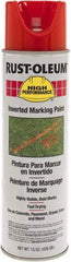 Rust-Oleum - 15 fl oz Orange Marking Paint - 300' to 350' Coverage at 1-1/2" Wide, Solvent-Based Formula - A1 Tooling