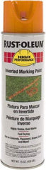 Rust-Oleum - 15 fl oz Orange Marking Paint - 300' to 350' Coverage at 1-1/2" Wide, Solvent-Based Formula - A1 Tooling