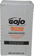 GOJO - 2 L Bag-in-Box Refill Liquid Hand Cleaner - General Duty, White, Orange Scent - A1 Tooling